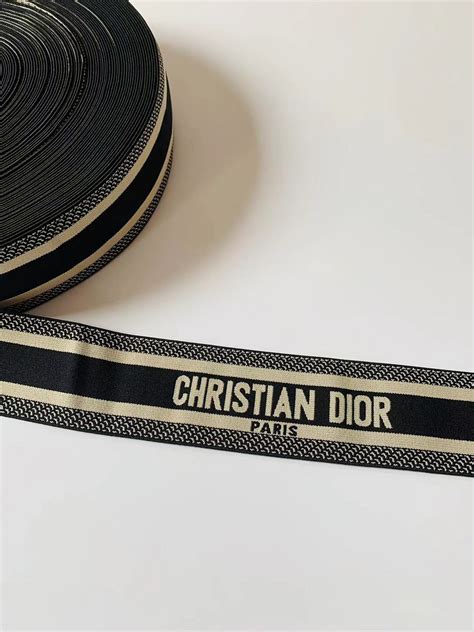 dior elastic ribbon